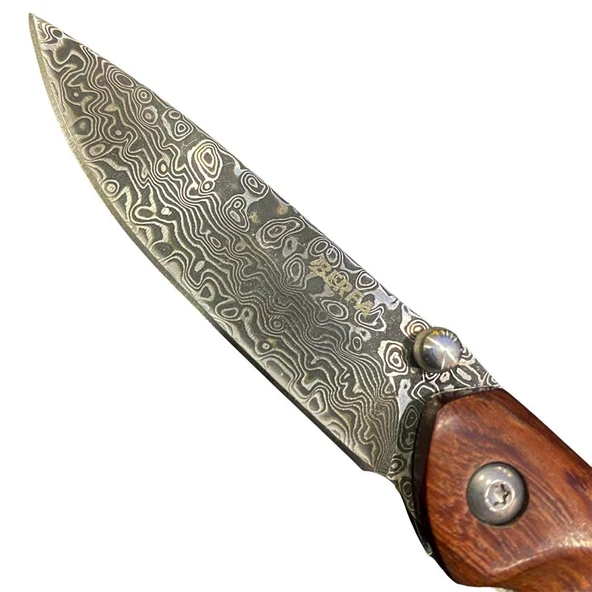 Berfa Cep Çakısı DM-13 Damascus