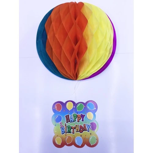 Happy Birthday Kağıt Süsü 55 Cm TdrTR