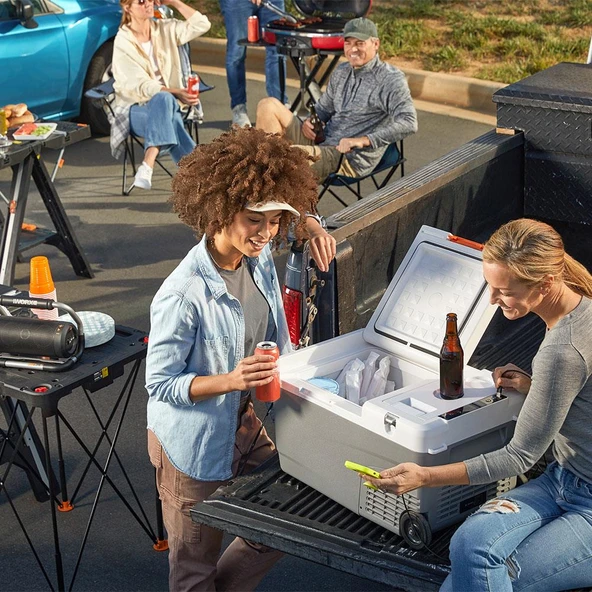 Worx WX876.9 12/24/220Volt 22Litre Kompresörlü Outdoor Oto Buzdolabı (Akü Dahil Değildir) - Resim 7