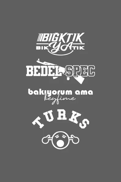 Oto Arka Cam Sticker  40*20 Cm BEYAZ MODEL:78 ürün görseli 1