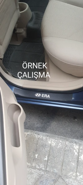 Citroen Berlingo Karbon Kapı Eşiği Oto Sticker 4 Adet