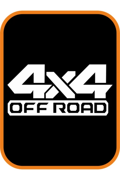 Off Road 4X4 Oto Sticker 2 Adet Büyük Boy Beyaz 20*10 Cm ürün görseli