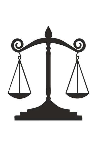 Adalet Terazi Sticker 12*10 Cm ürün görseli 1