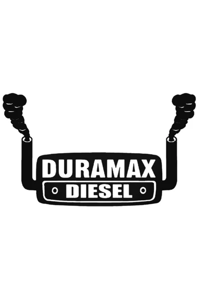 Duramax With Stacks Oto Sticker 20 Cm ürün görseli 1