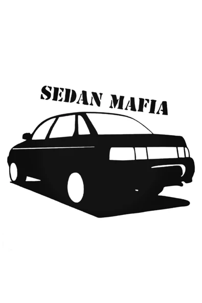 Sedan Mafia Tasarım Oto Sticker Model A 20*15 Cm