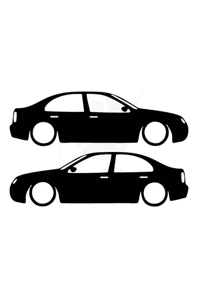 Gölge Oto Sticker Siyah 20X7 Cm ürün görseli 1