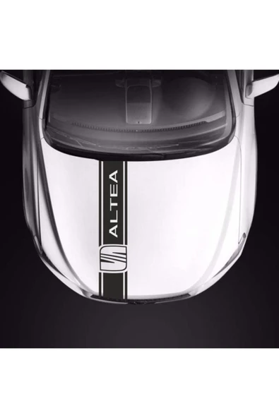 Seat Altea İçin Uyumlu Aksesuar Oto Kaput Şerit Sticker ürün görseli 1