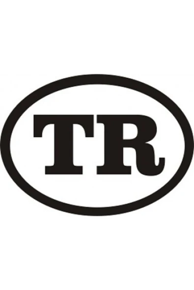 Tr Logo Oto Sticker Siyah ürün görseli 1