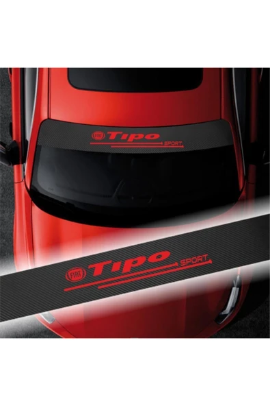 Fiat Tipo Için Karbon Ön Cam Oto Sticker