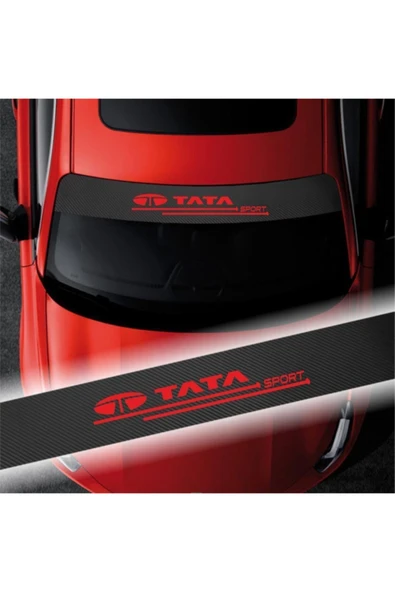 Tata Karbon Ön Cam Oto Sticker