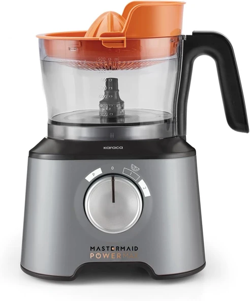 Karaca Mastermaid Power Max 11in1 Cool Gray 2500 W Mutfak Robotu - Resim 3