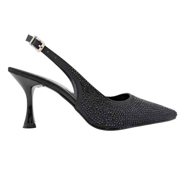 Christine | Taşlı Arkası Açık Stiletto