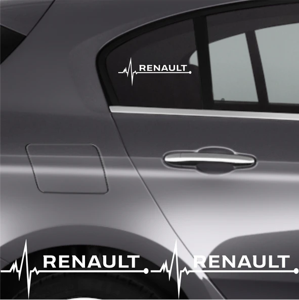 Renault Symbol İçin Uyumlu Aksesuar Oto Ritim Sticker 2 Adet 20*9 Cm ürün görseli 1