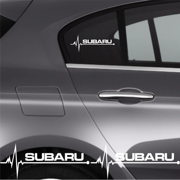Subaru Vivio İçin Uyumlu Aksesuar Oto Ritim Sticker 2 Adet 20*9 Cm