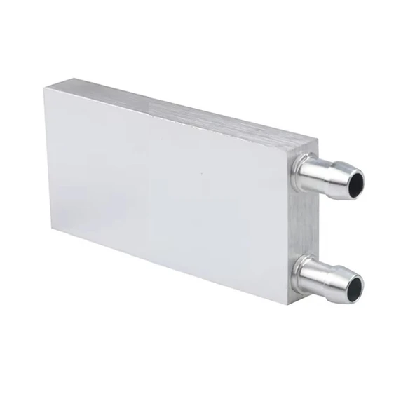4x8cm Sıvı Su Soğutucu Alüminyum Blok  Bilgisayar Cpu Grafik Gpu Anakart Xbox Lazer Kafa Soğutma Radyatör Mini Klima Fan Buzdolabı Buzluk Peltier 40x80mm Isıtıcı - 3