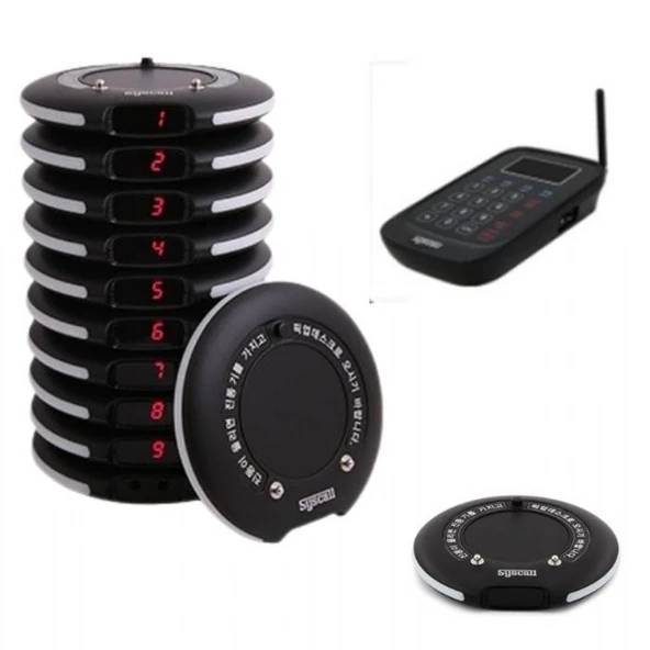 Sycall Gp101r10c + Gp 2000t Self Servis Müşteri Çağırma Cihazı