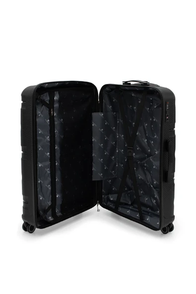 Artemis Polipropilen&Kırılmaz 2'li Valiz Seti Orta&Kabin - Siyah - 5
