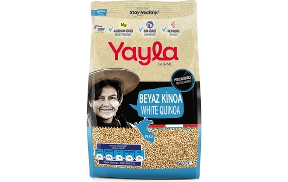 Yayla Gurme Beyaz Kinoa 500 gr