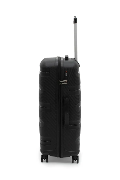 Artemis Polipropilen&Kırılmaz 2'li Valiz Seti Orta&Kabin - Siyah - 4