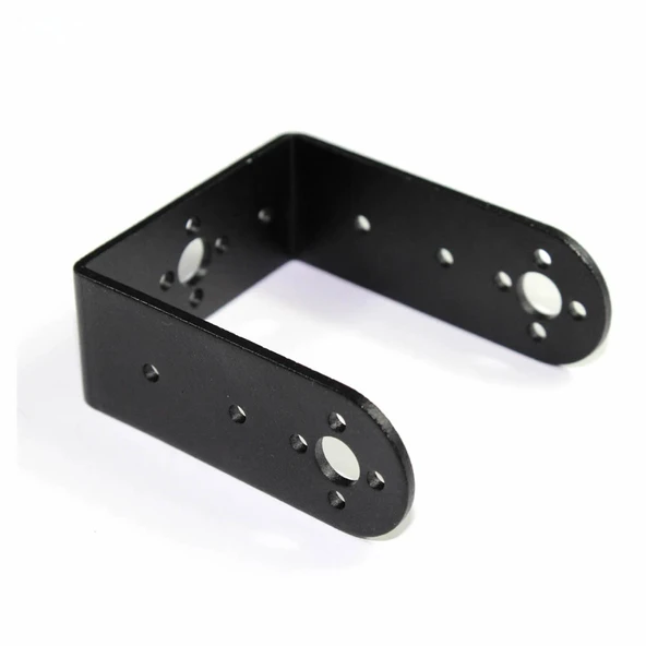 Uzun U Servo Motor Metal Montaj Parçası Braket MG995 MG996R S3003 TD-8120MG Alüminyum Tutucu Robot Kol Araba Direksiyon Bot RC Aksesuarı Cnc Ptz - Resim 6