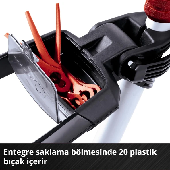 Einhell GE-CT 18 Li - Solo, Akülü Kenar Kesme (Akü ve şarj cihazı dahil değildir) - 3411172 - 6