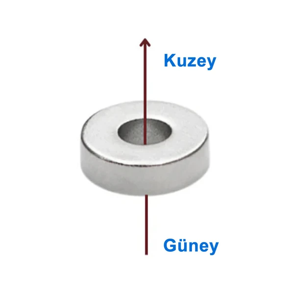 4 Adet 10mm x 3mm Yuvarlak 3mm Havşa Delikli Mıknatıs  Disk Neodyum Buzdolabı Ofis Yazı Not Tahtası Ev Hobi Oyuncak Sihirbazlık Temizlik Kilit - Resim 5