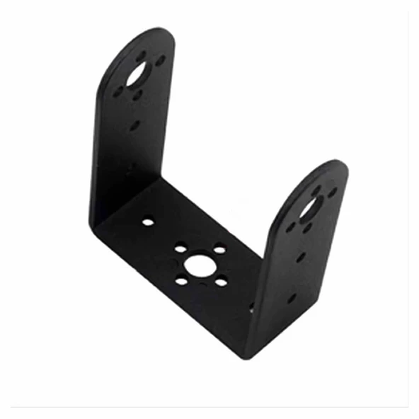 Uzun U Servo Motor Metal Montaj Parçası Braket MG995 MG996R S3003 TD-8120MG Alüminyum Tutucu Robot Kol Araba Direksiyon Bot RC Aksesuarı Cnc Ptz - Resim 3