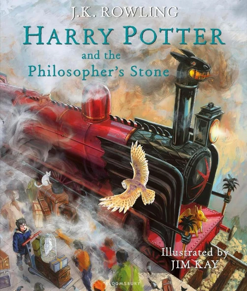 Harry Potter and the Philosopher's Stone: Illustrated Edition J.K. Rowling (Ciltli kapak/Hardcover-ingilizce) ürün görseli 1