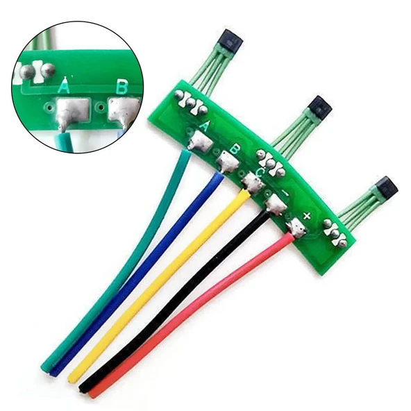 3 lü 120 Derece Dijital Manyetik Alan Algılama Sensör Kartı Kablolu  Elektrikli Bisiklet Scooter Motor Kontrol Mıknatıs Açı 3413 3144 - 4