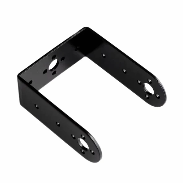 Uzun U Servo Motor Metal Montaj Parçası Braket MG995 MG996R S3003 TD-8120MG Alüminyum Tutucu Robot Kol Araba Direksiyon Bot RC Aksesuarı Cnc Ptz - Resim 2