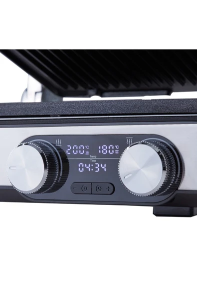 Homend Grilliant 1340h Inox Gövde Döküm Plaka Tost Ve Izgara Makinesi - Resim 9