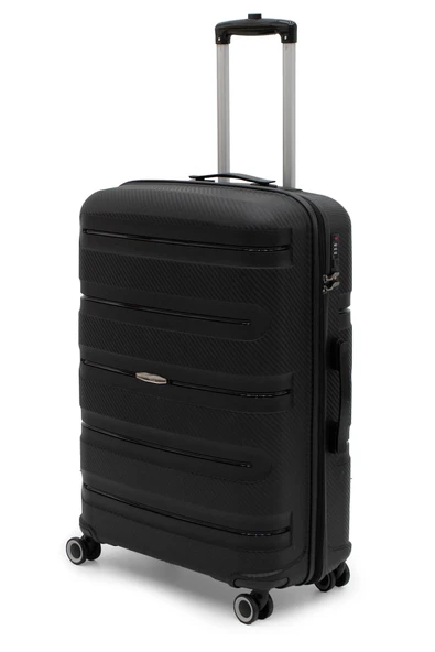 Artemis Polipropilen & Kırılmaz 2'li Valiz Seti Büyük & Orta Siyah - 2