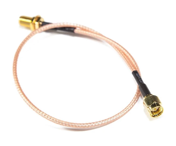 RG316 20cm Sma Erkek to Sma Dişi Kablo  RF Uzatma Kablosu Altın Kaplama Soket 0-6GHz Wi-Fi Anten Fpv Bluetooth Router Modem Koaksiyel Gps Gsm Gprs - Resim 5