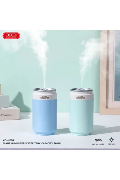 Xo Hava Nemlendirici ve Aroma Difüzörü HF08,RGB,260ml Su Haznesi,2 Sprey Modu,Otomatik Kapanma - 5