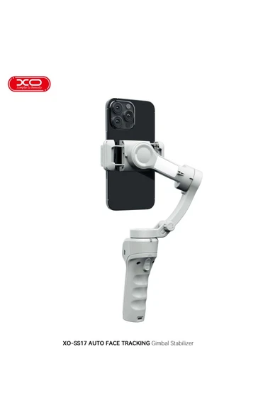 Xo Smart Gimbal Stabilizer SS17,Yüz Takibi,330°,Telefon Video Stabilizatörü,3600 mAh,Gimbal Show Uyumlu - Resim 7
