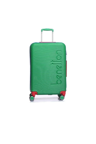 United Colors Of Benetton 3'lü Valiz Seti Yeşil BNT500 - 2