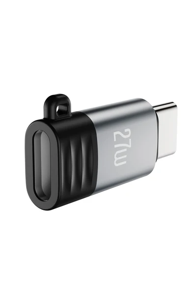 Xo USB-C to Lightning Dönüştürücü Adaptör NB263A, 27W Hızlı Şarj, Veri Aktarımı, Siyah - Resim 2