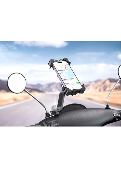 Xo Telefon Tutucu C118 Motosiklet Tutucu 360° Reflektör - 2
