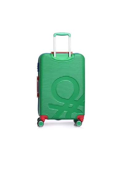 United Colors Of Benetton 3'lü Valiz Seti Yeşil BNT500 - 4