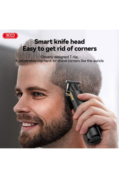Xo Profesyonel Şarjlı Saç Kesme Makinesi CF20,2000 mAh,PX6 Su Geçirmez,8W Güç,45 dB Sessiz Motor - 2
