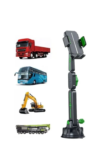 Coverzone Ağır Vasıta Araçlar için Araç Tutucu Kamyon Tır Otobüs Ekskavatör Telefon Tutucu 4 ve 7.2 inç SJ-006