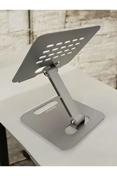 Coverzone iPad Uyumlu Açısı Ayarlanabilir Tablet Stant Sağlam Tabanlı, Katlanabilir Taşınabilir Tutucu NP-T1 - 3