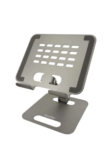 Coverzone iPad Uyumlu Açısı Ayarlanabilir Tablet Stant Sağlam Tabanlı, Katlanabilir Taşınabilir Tutucu NP-T1