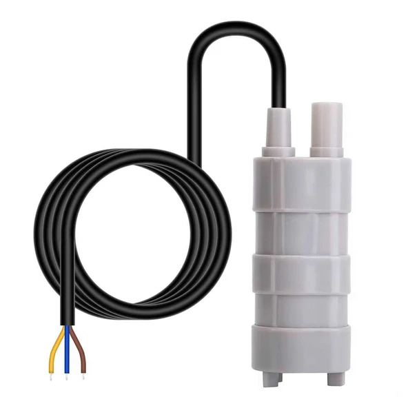 JT-500 DC 12V Su Sıvı Dalgıç Pompa 600litre/saat  17w Su Geçirmez Akvaryum Devridaim Motoru Sebil Kahve Bulaşık Dezenfeksiyon Medikal Makine