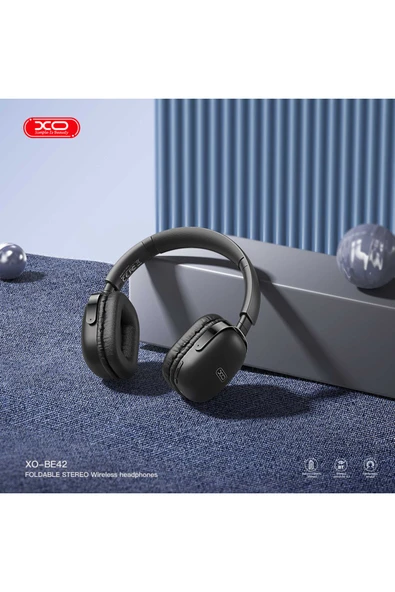 Xo ProFold Kablosuz Kulak Üstü Kulaklık BE42|Katlanabilir,Bluetooth v5.3–300mAh|30 Saat Pil Ömrü