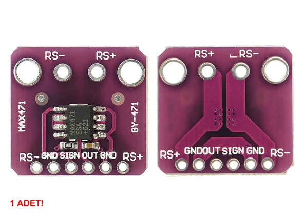 GY-471 3A Akım Sensör Modülü MAX471  Çift Yönlü Ölçme Telefon Taşınabilir Cihaz Pil Batarya Kapasite Şarj Deşarj Güç İzleme - Resim 2