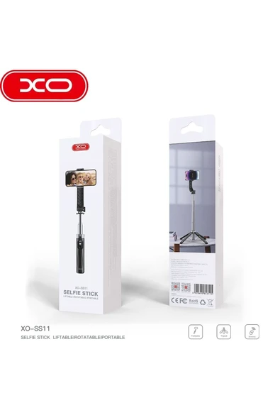 Xo SS11 Selfie Çubuğu&Tripod | 360° Dönebilen, Uzaktan Kumanda Kontrollü, Katlanabilir,Ayarlanabilir - 6