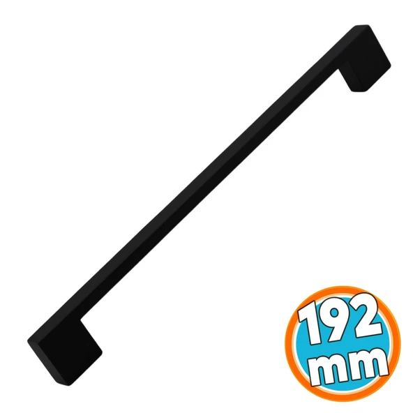 Mobilya Mutfak Çekmece Dolap Dolabı Kulbu Kulpu Kulpları (192 mm - 19.2 cm) Siyah Metal ürün görseli
