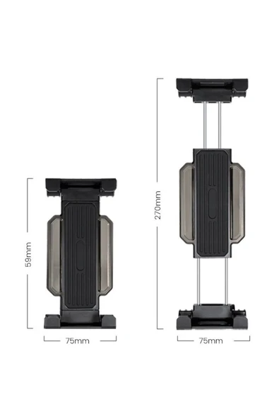 Coverzone Profesyonel Vantuzlu Araba Araç İçi Akrobat Telefon Navigasyon Araç İçi Telefon Tutucu C36-A - Resim 2