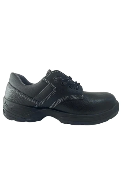 Stronex ST-102 S2 Deri Suya Dayanıklı Çelik Burunlu İş Ayakkabısı Siyah - Resim 4
